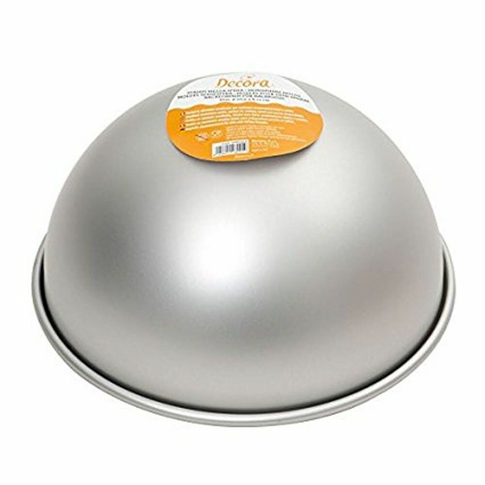  Foto: Stampo mezza sfera 20 cm in alluminio - Decora