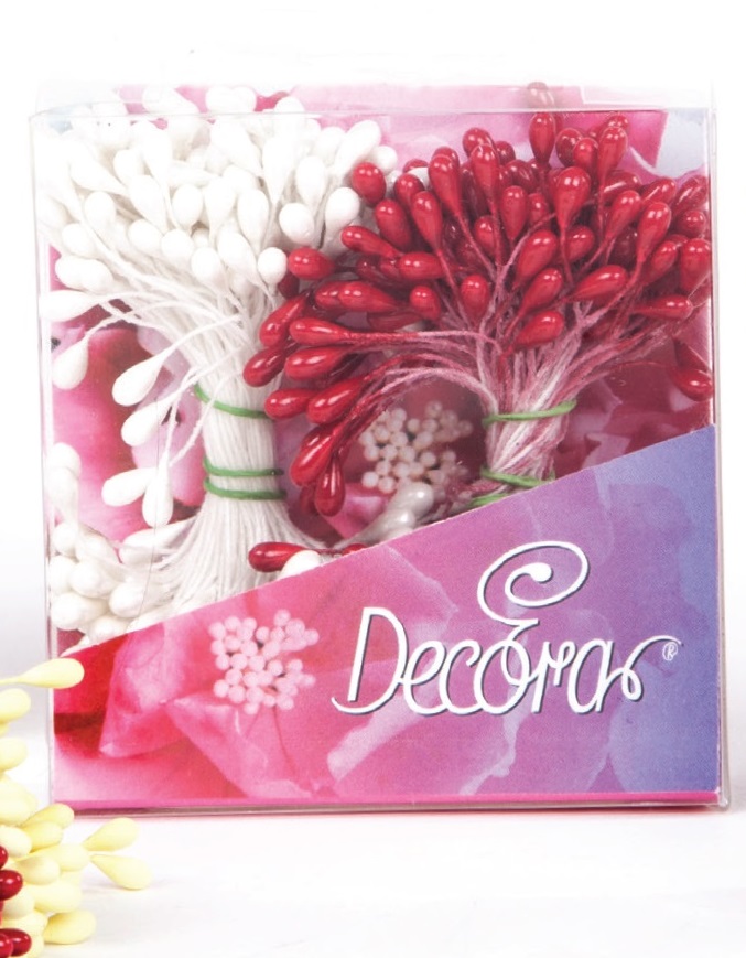  Foto: Pistilli per fiori Bianco Perla e Rosso