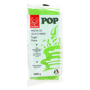  Foto: Modecor Pasta Zucchero Pop verde prato 1 kg