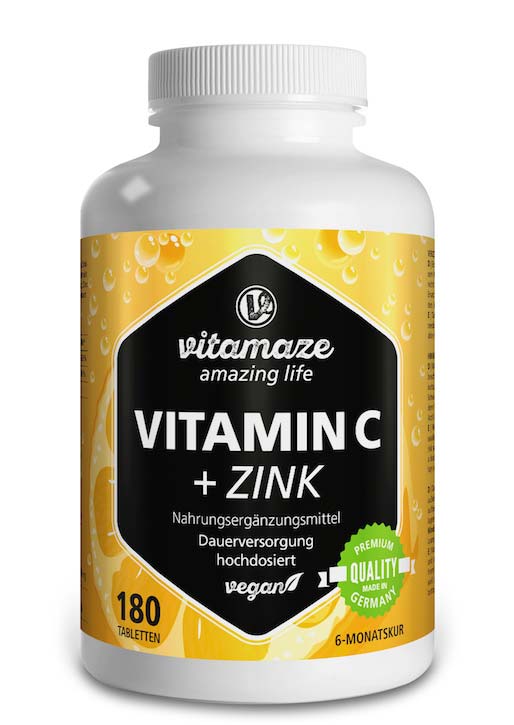 Vitamina C high strength + zinc