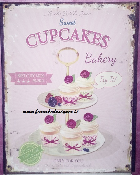 Foto: Quadro Cupcakes 35x45 cm