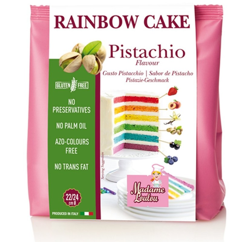  Foto: MAdame Loulou- preparato per RAinbow Cake Pistacchio 100 gr
