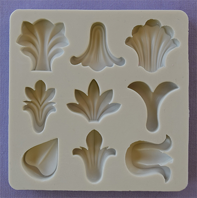  Foto: Alphabet moulds - stampo silicone small elements S