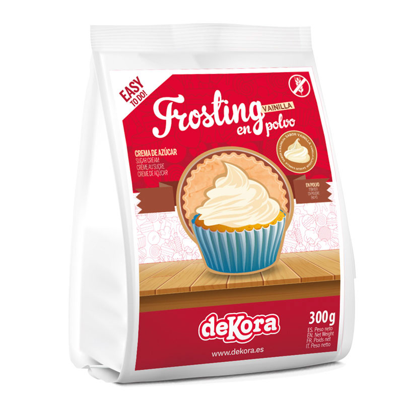 Foto: Dekora - Frosting in polvere vaniglia 300 gr